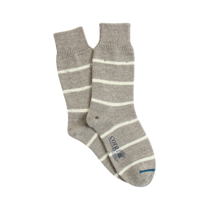 Men's Striped British Wool Socks