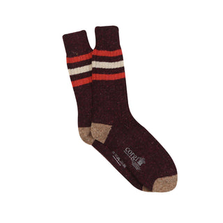 Men's Sport Stripe Donegal Wool Socks