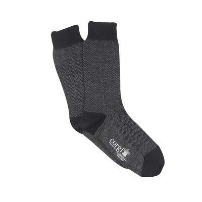 Men's Herringbone Merino Wool Socks