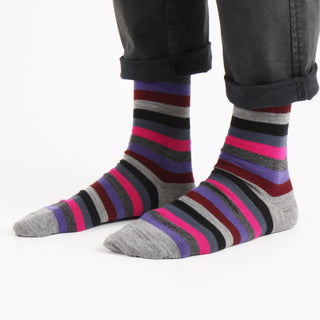 Men's Signature Stripe Merino Wool Socks