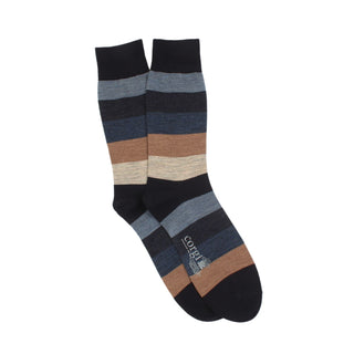 Men's Striped Merino Wool Socks