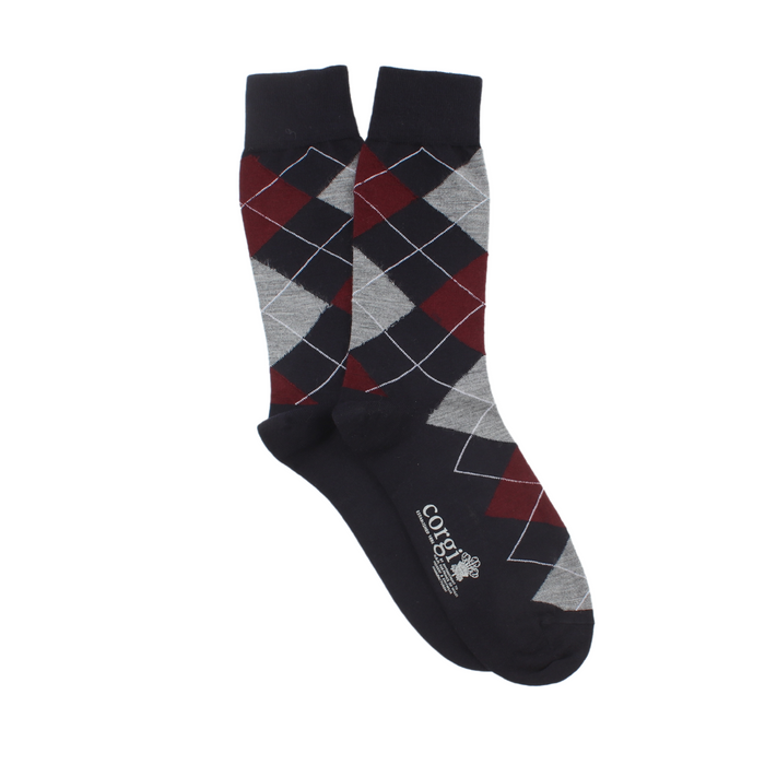 Men's Argyle Wool Socks