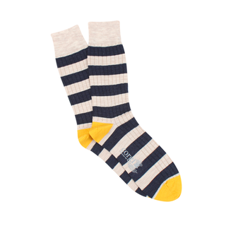 Men's Stripe Merino Wool Socks