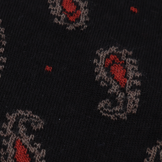 Men's Paisley Print Wool Socks