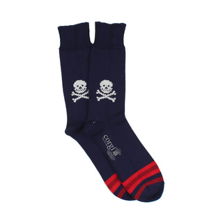 Men's Skull Pure Cotton Boot Socks