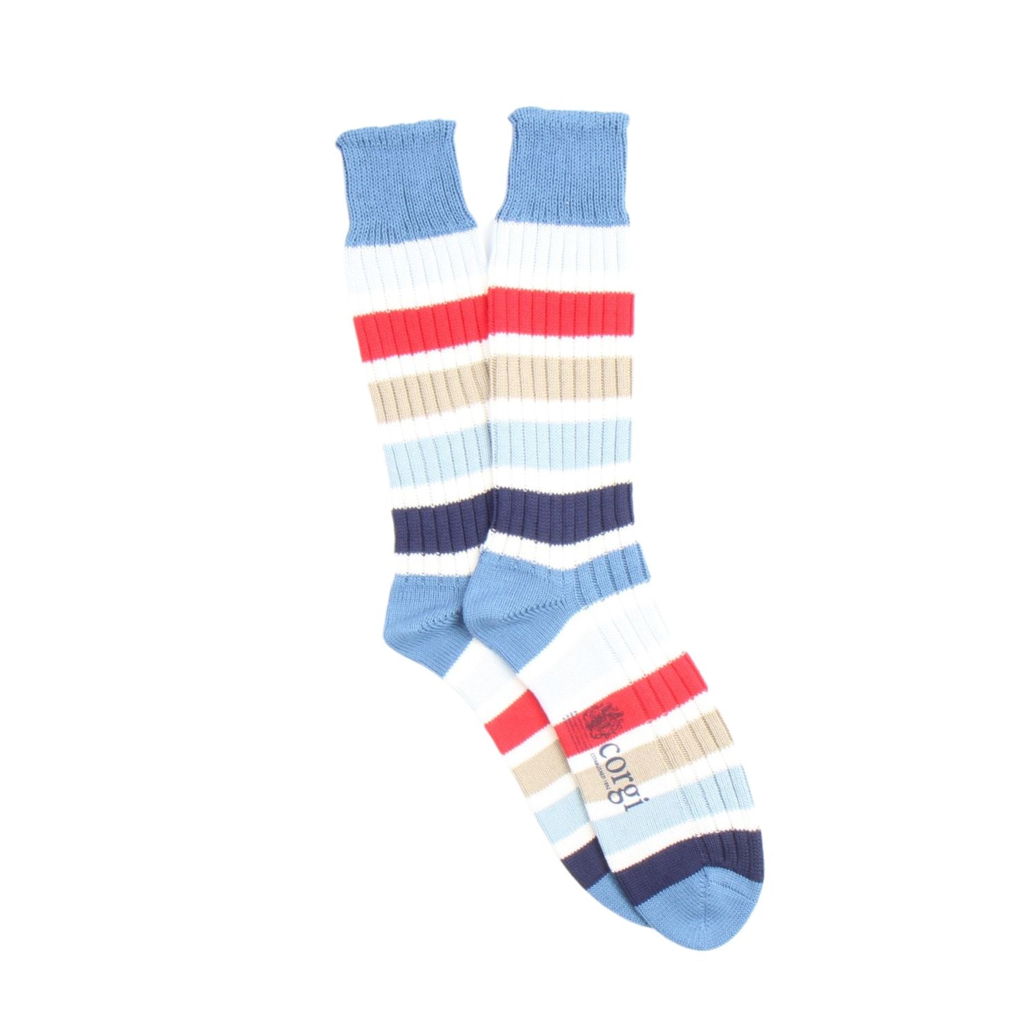 Men's Pantone Stripe Cotton Boot Socks