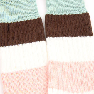 Men's Striped Cotton Boot Socks