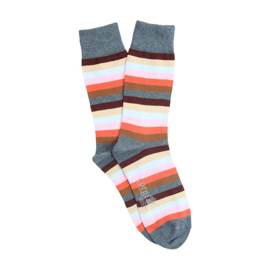 Men's Signature Stripe Cotton Socks