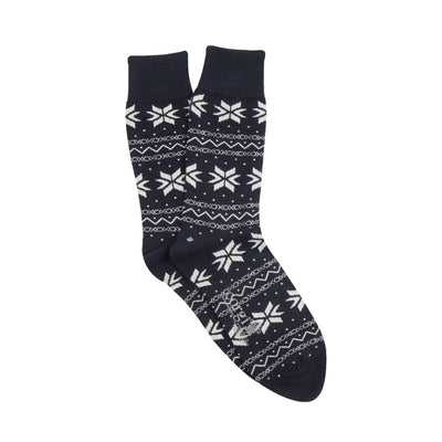 Men's Fair Isle Cotton Socks
