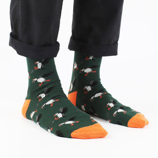 Men's Puffin Cotton Socks