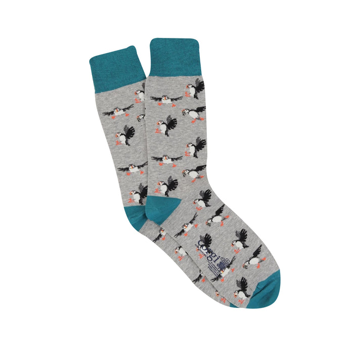 Men's Puffin Cotton Socks