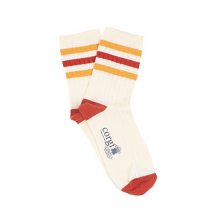 Men's 3 Stripe Quarter Length Cotton Socks