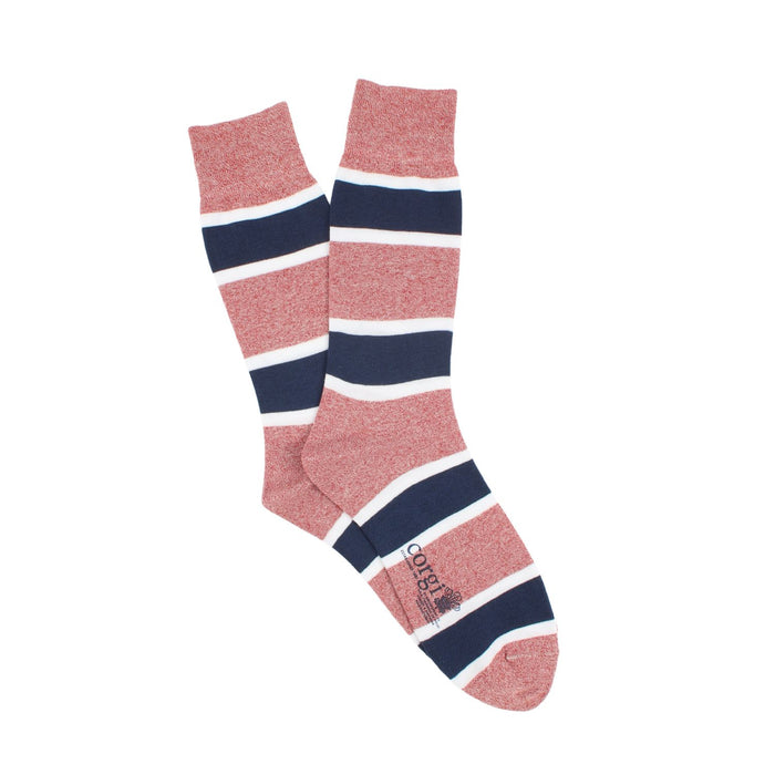 Men's Marl Stripe Cotton Socks