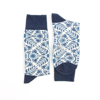 Men's Moroccan Tile Cotton Socks