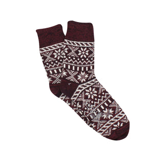 Women's Fair Isle Wool & Cotton Socks