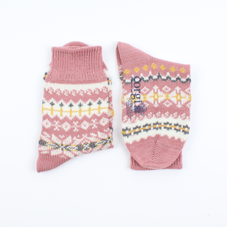 Women's Fair Isle Wool & Cotton Socks