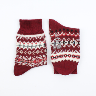 Women's Fair Isle Wool & Cotton Socks