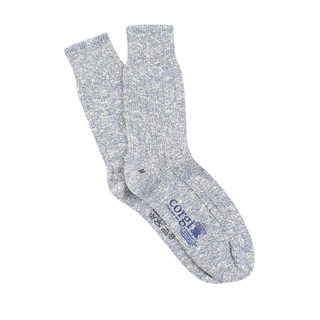 Women's Red Marl Cotton Socks