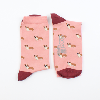 Women's Corgi Dog Cotton Socks