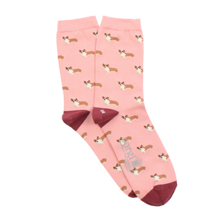 Women's Corgi Dog Cotton Socks