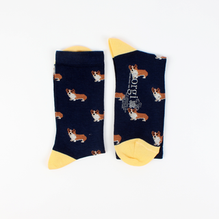 Women's Corgi Dog Cotton Socks