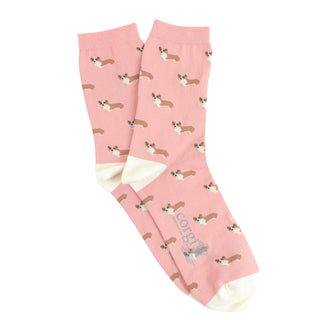 Women's Corgi Dog Cotton Socks