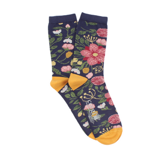 Women's Floral Blooms Cotton Socks