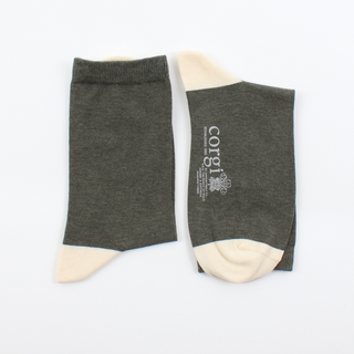 Women's Contrast Heel & Toe Cotton Socks