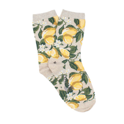 Women's Lemon Tree Cotton Socks
