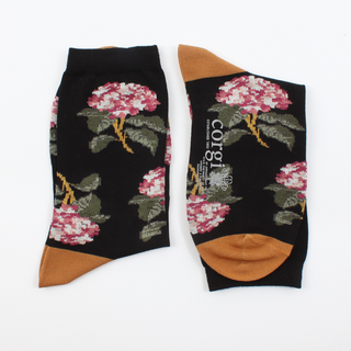 Women's Hydrangea Cotton Socks