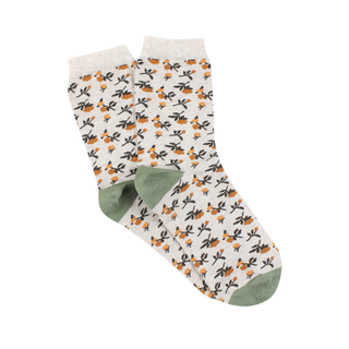 Women's Ditsy Floral Print Cotton Socks