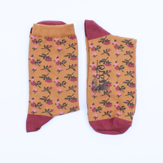 Women's Ditsy Floral Print Cotton Socks