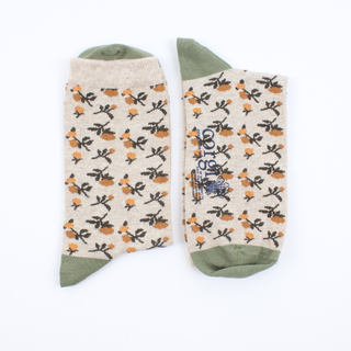 Women's Ditsy Floral Print Cotton Socks