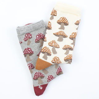 Women's Mushroom Cotton Socks