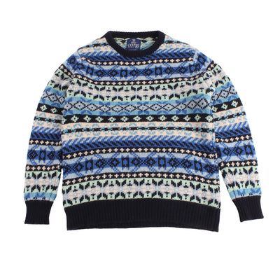 Fair isle jumper in Blue