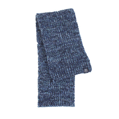 men's classic scarf - marl blue