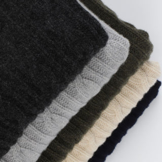Cable Wool Blanket