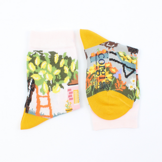 Kids Spring Garden Cotton Socks