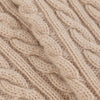 Women's Handmade Cable Pure Cashmere Socks