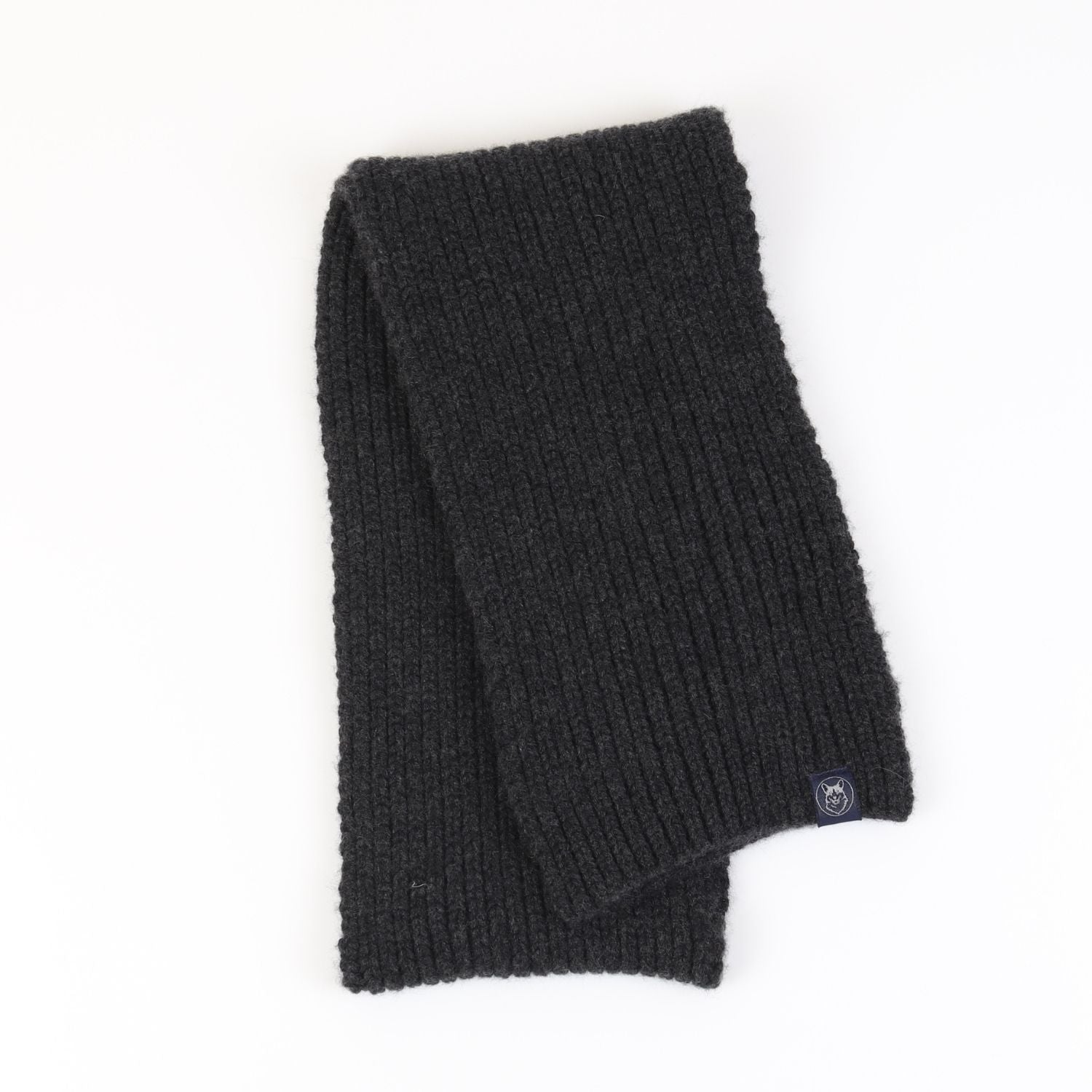 men's classic scarf - charcoal