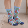 Women's Floral Tapestry Cotton Socks