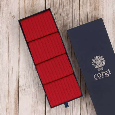 Men's 4-Pair Tenby Merino Wool Socks