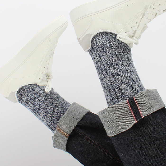 Men's Marl Wool & Cotton Socks