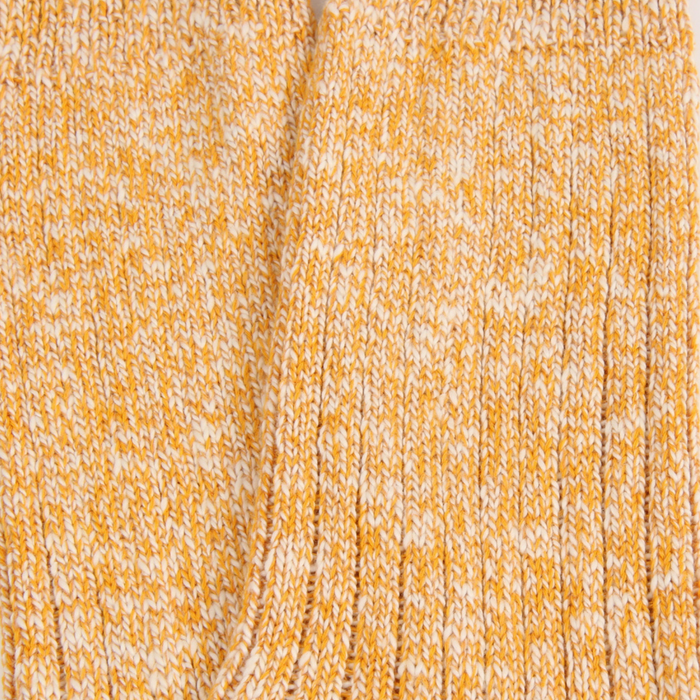 Close-up of yellow textured fabric