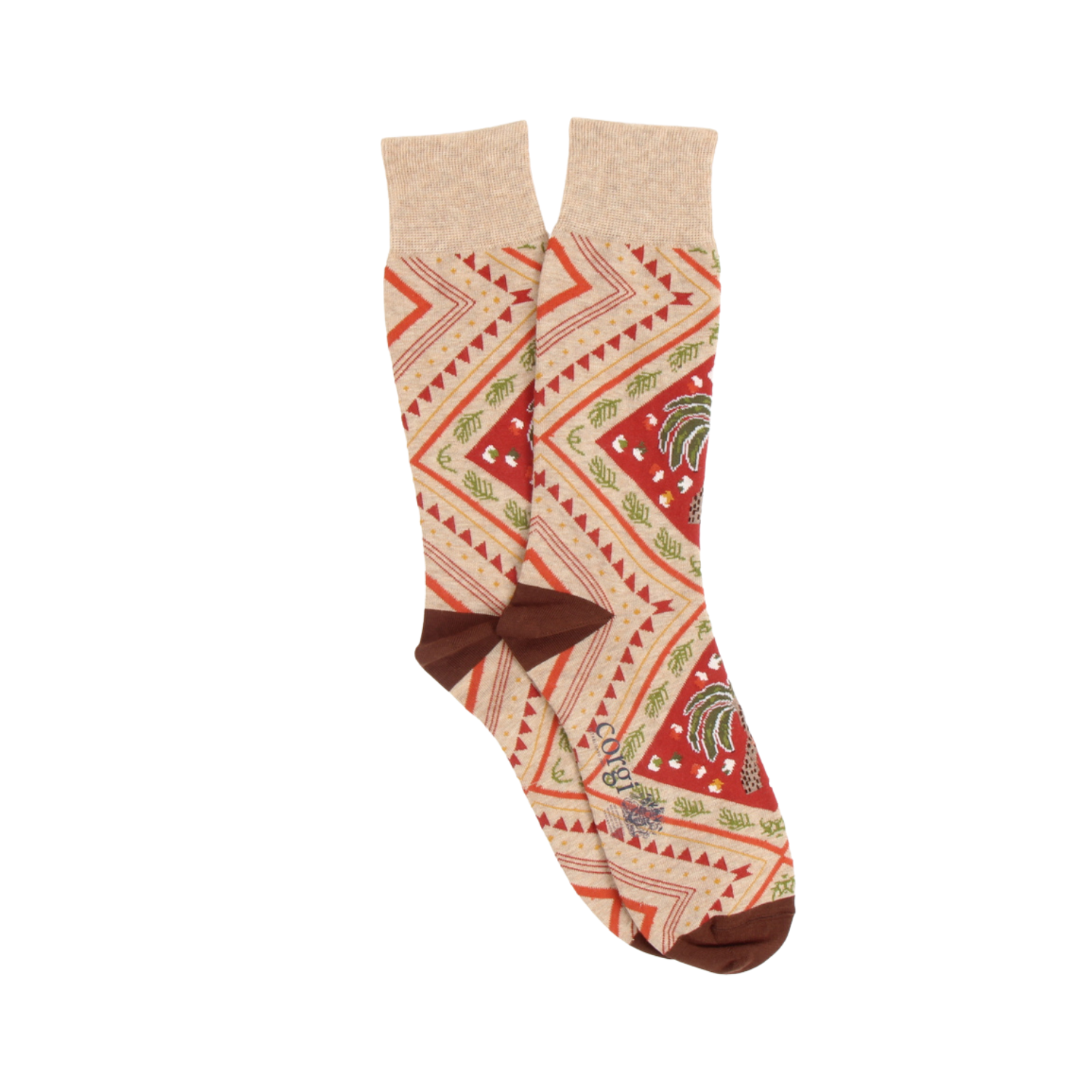Men's Bandana Print Cotton Socks
