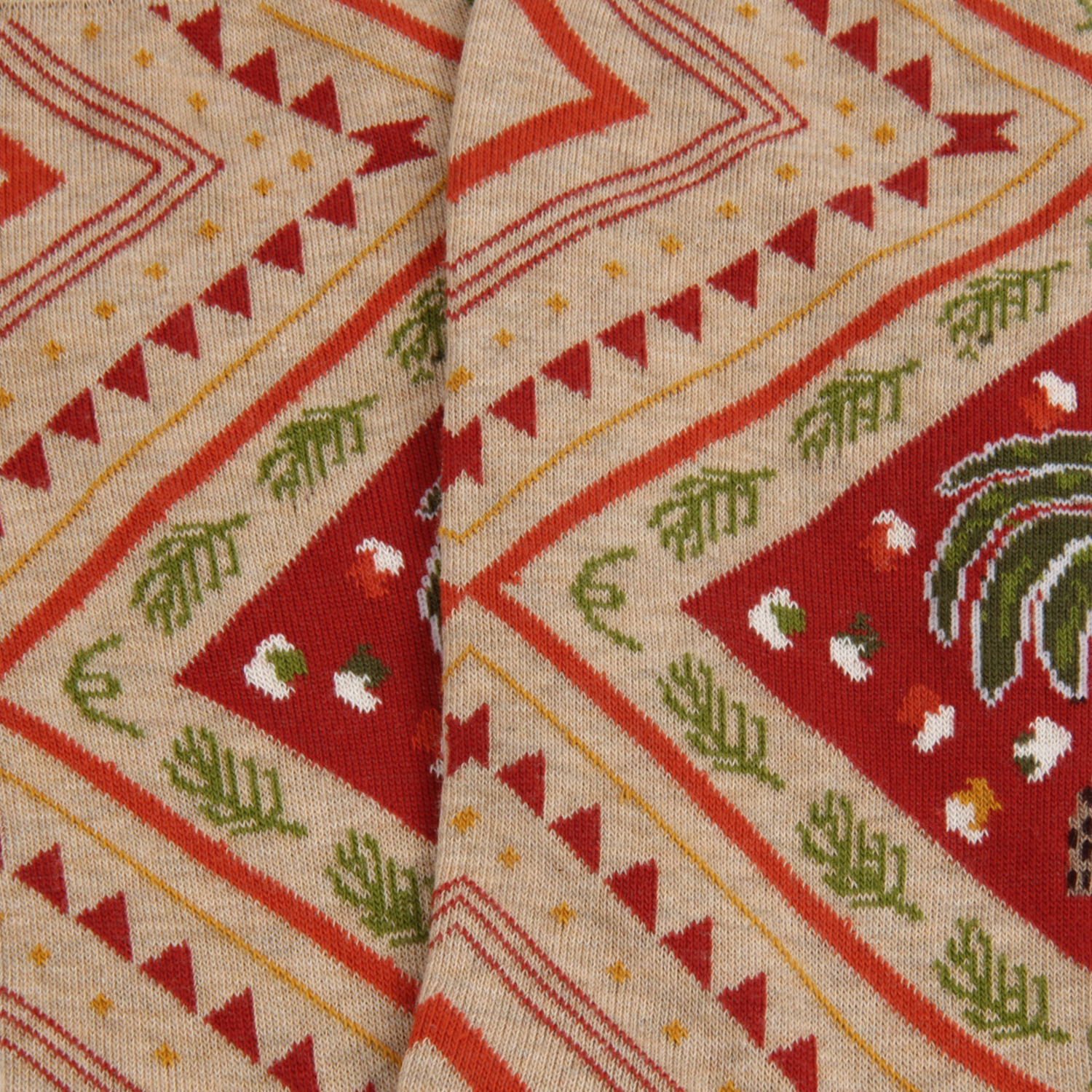 Men's Bandana Print Cotton Socks