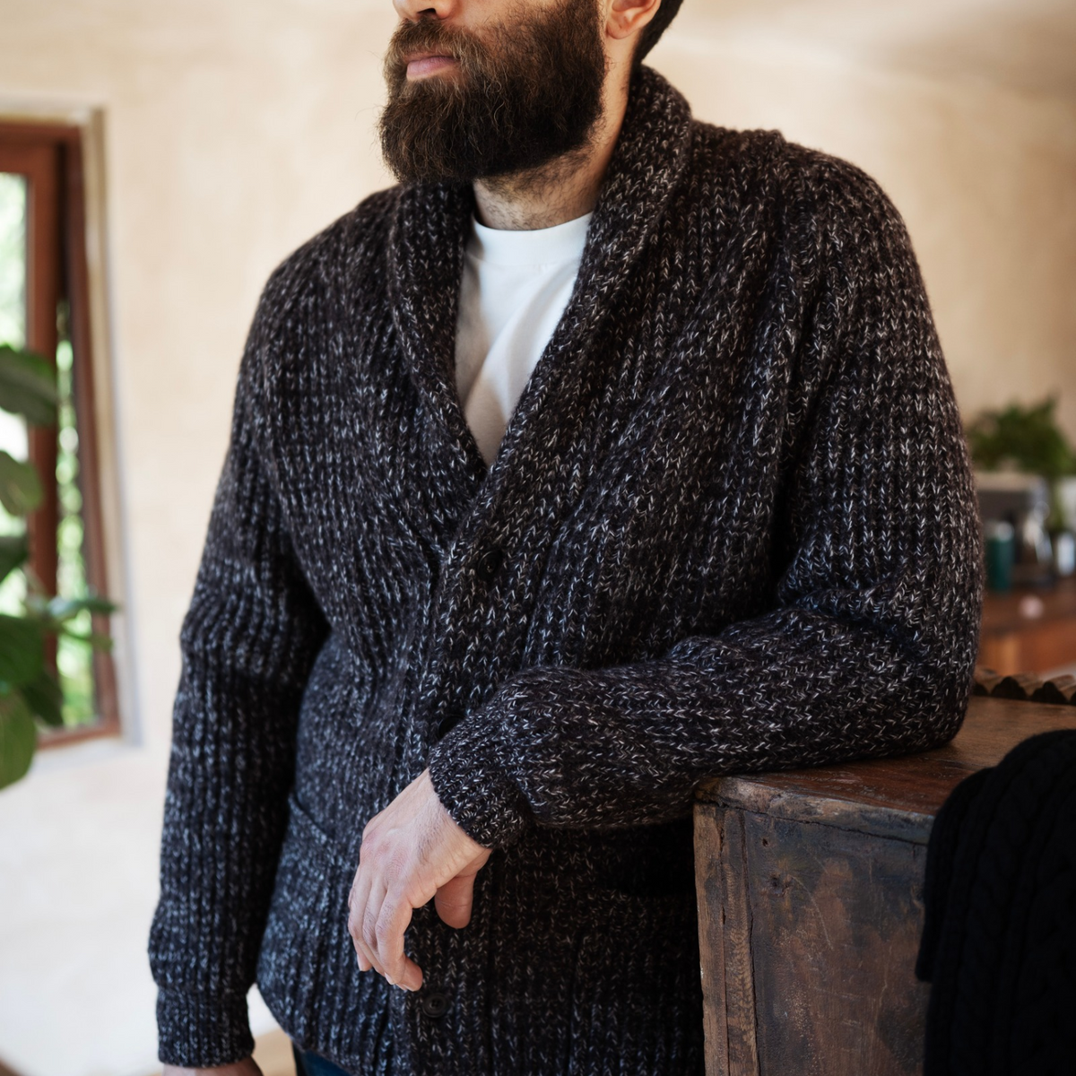 Men's Shawl Cardigan