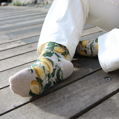 Women's Lemon Tree Cotton Socks