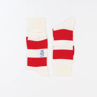 Men's USA Striped Cotton Socks