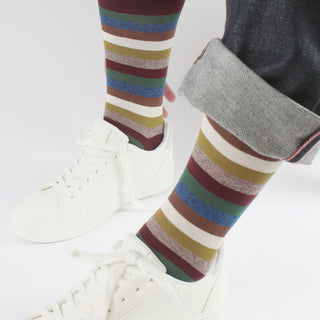 Men's Signature Stripe Cotton Socks